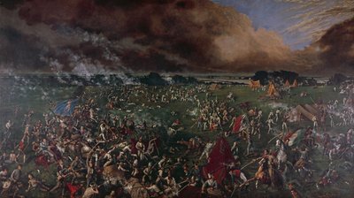 Slaget ved San Jacinto 1836 av Henry Arthur McArdle