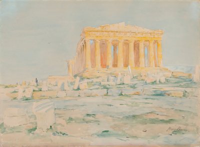 Parthenon, vestfasaden, n.d. av Henry Bacon