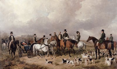 Møt Prince Consorts Harriers i Windsor i Great Park, 1845 av Henry Barraud