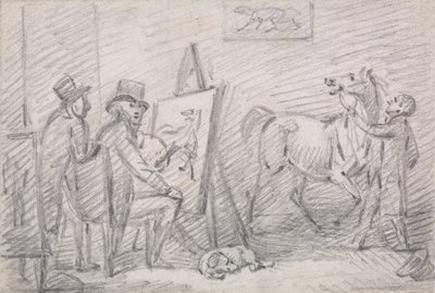 Kunstnerstudioet av Henry Bernard Chalon