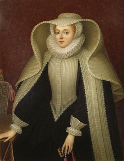 Elizabeth, Lady Hoby, født Elizabeth Cooke 1528-1609, slutten av 1700-tallet. av Henry Bone
