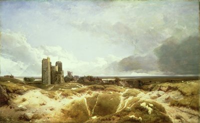 Orford Castle, 1856 av Henry Bright