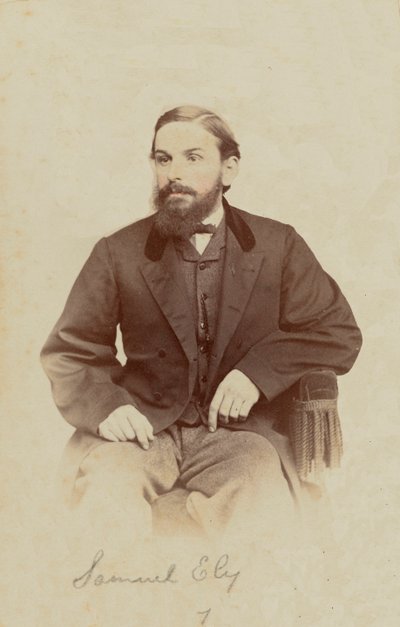 Carte-de-visite-portrett av Samuel Ely, 1862-1869. av Henry C. Phillips