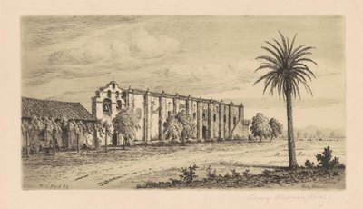 Mission San Gabriel Arcangel av Henry Chapman Ford