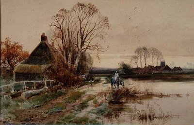 Nær Reedham, Norfolk av Henry Charles Fox