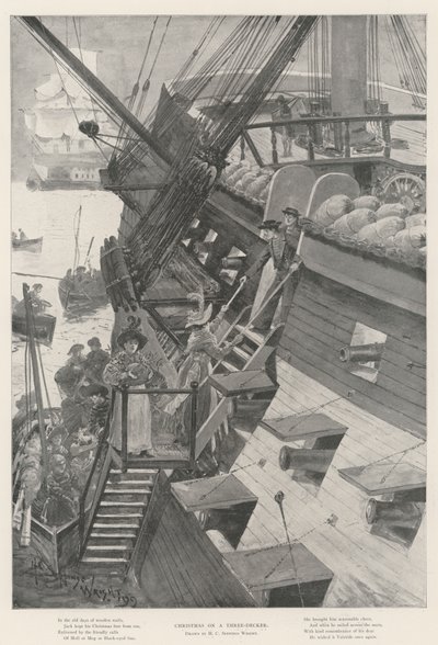 Jul på en tredekker av Henry Charles Seppings Wright