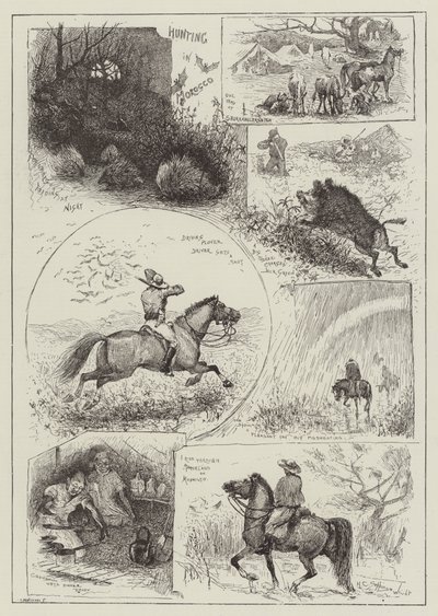 Jakt i Marokko av Henry Charles Seppings Wright