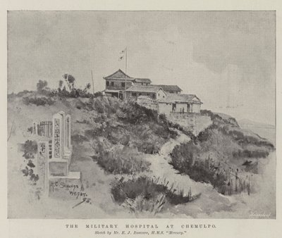 Militærsykehuset i Chemulpo av Henry Charles Seppings Wright