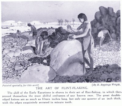 Kunsten å lage flint, ca. 1920 av Henry Charles Seppings Wright