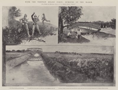 Med Tientsin Relief Force, Humors of the March av Henry Charles Seppings Wright