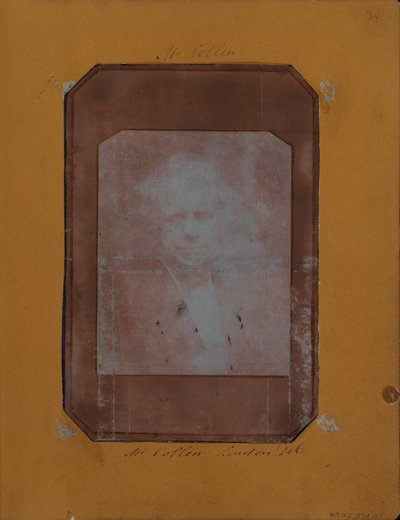 Bystelengde portrett av en mann, muligens Sir David Brewster av Henry Collen