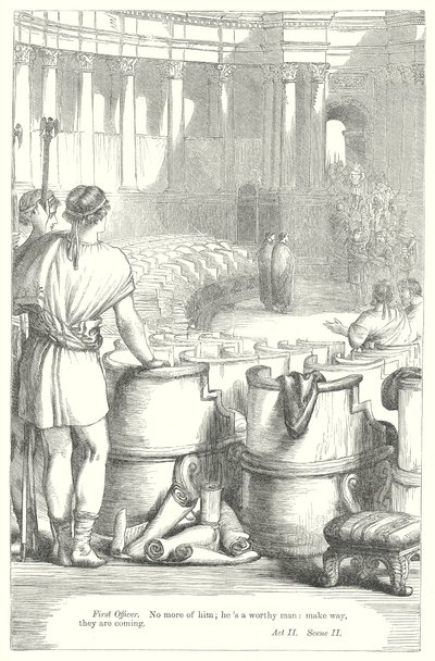 Coriolanus (gravering) av Henry Courtney (after) Selous