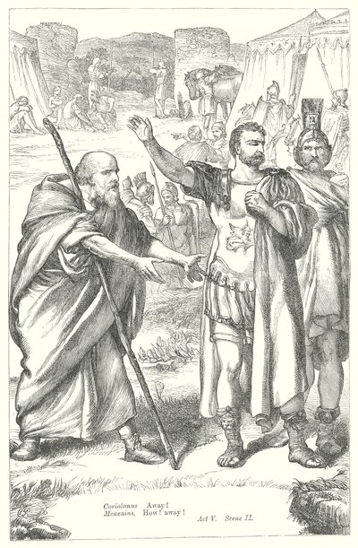 Coriolanus (gravering) av Henry Courtney (after) Selous