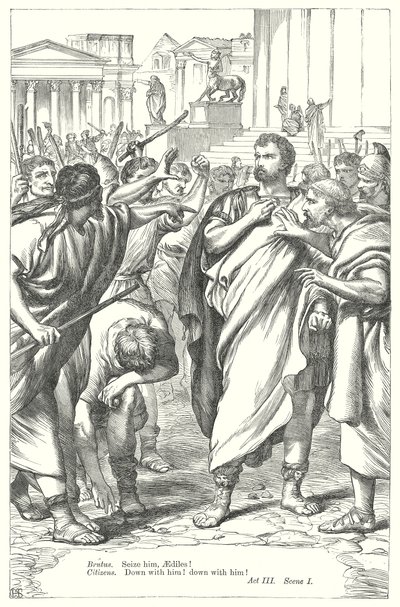 Coriolanus (gravering) av Henry Courtney (after) Selous