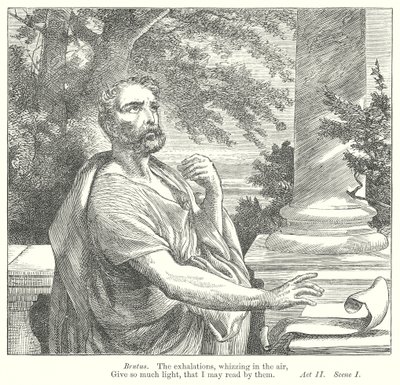 Julius Cæsar (gravering) av Henry Courtney (after) Selous