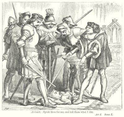 Kong Henrik VI del III (gravering) av Henry Courtney (after) Selous