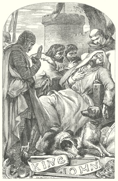 Kong John (gravering) av Henry Courtney (after) Selous