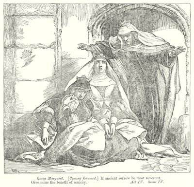 Kong Richard III (gravering) av Henry Courtney (after) Selous