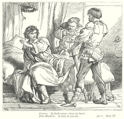 Kong Richard III (gravering) av Henry Courtney (after) Selous