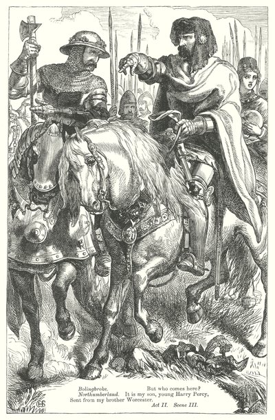 Kong Richard II (gravering) av Henry Courtney (after) Selous