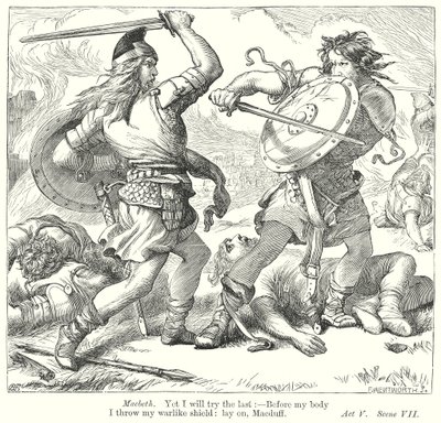 Macbeth (gravering) av Henry Courtney (after) Selous