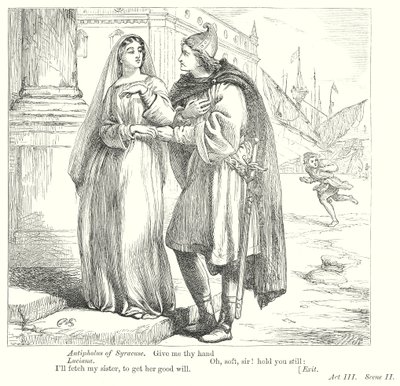 Feilenes komedie (gravering) av Henry Courtney (after) Selous