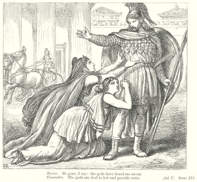 Troilus og Kressida (gravering) av Henry Courtney (after) Selous