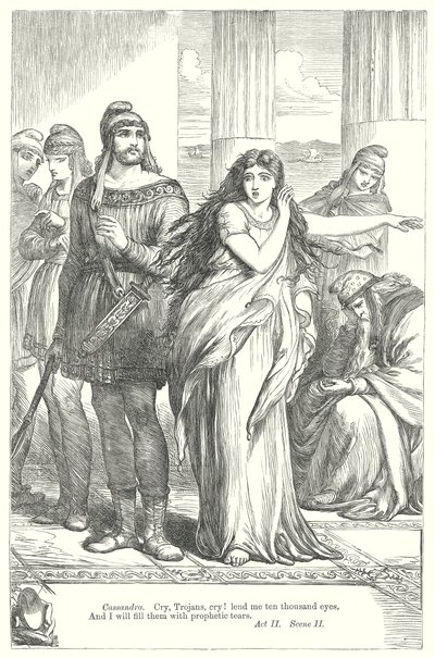 Troilus og Kressida (gravering) av Henry Courtney (after) Selous