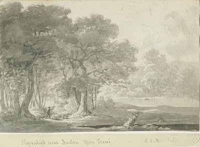 Burton-uponTrent - Stapenhill: sepia-tegning, nd [1788-1855] (tegning) av Henry Curzon Allport