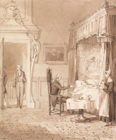 The Life of a Nobleman: Scene the Ninth - The Sick Room av Henry Dawe