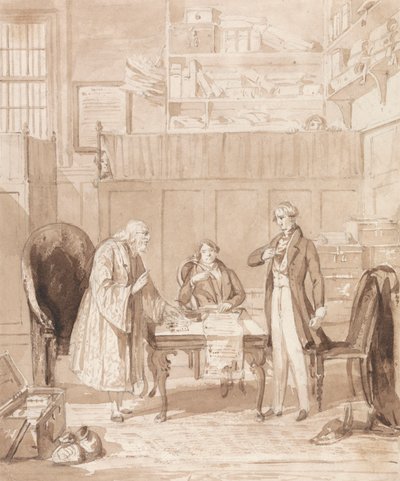 The Life of a Nobleman: Scene the Sixth - The Usurer av Henry Dawe