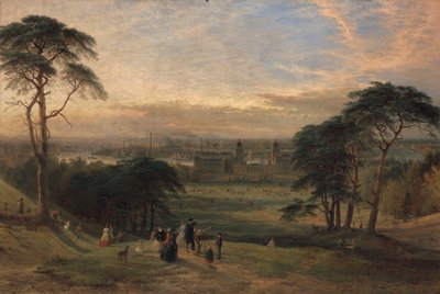 London fra Greenwich Hill [1869, Royal Academy of Arts, London, utstillingskatalog] av Henry Dawson