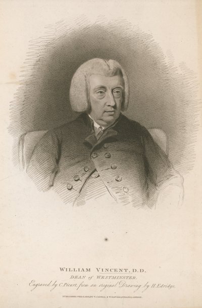 William Vincent, DD, dekan i Westminster av Henry Edridge