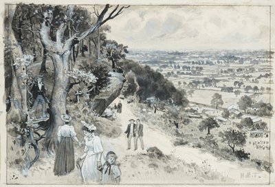 Alderley Edge, en piknik av Henry Edward Tidmarsh