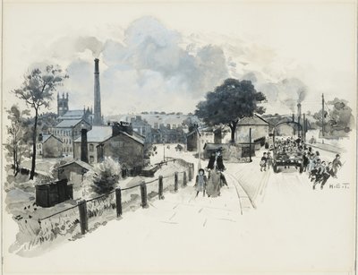 Blackley, en fillete skoletur til Boggart Hole Clough av Henry Edward Tidmarsh
