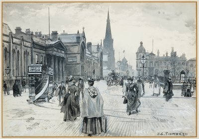 Chorlton Town Hall, School of Art, Cavendish Street Chapel av Henry Edward Tidmarsh
