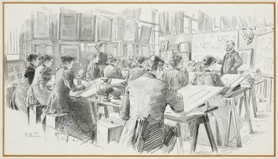 Designrom, kommunal kunstskole av Henry Edward Tidmarsh