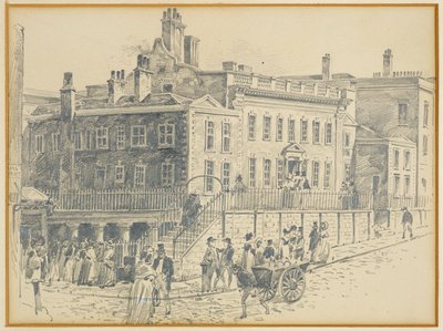 Dr. White's House, King Street (fra et trykk av Ralston) av Henry Edward Tidmarsh