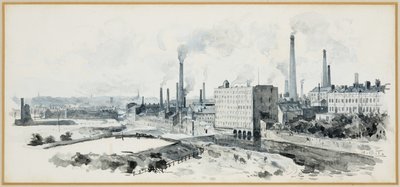 Nedre Broughton fra Crescent, Salford av Henry Edward Tidmarsh