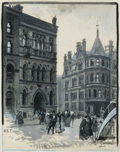 Memorial Hall, Albert Square av Henry Edward Tidmarsh