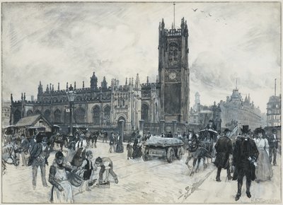 Katedralen fra Hunt's Bank av Henry Edward Tidmarsh