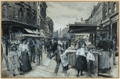 Den gamle markedsplassen av Henry Edward Tidmarsh