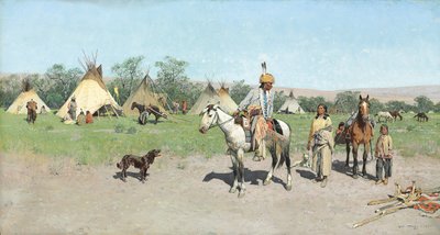 Nye beitemarker, 1895 av Henry Francois Farny