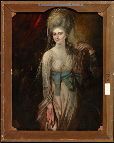 Portrett av en dame av Johann Heinrich Füssli
