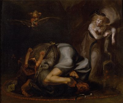 Scene of Witches, fra The Masque of Queens av Ben Jonson av Johann Heinrich Füssli