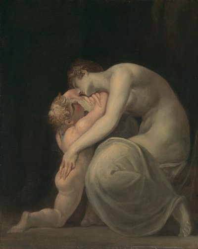 Tekemessa og Eurysakes av Johann Heinrich Füssli