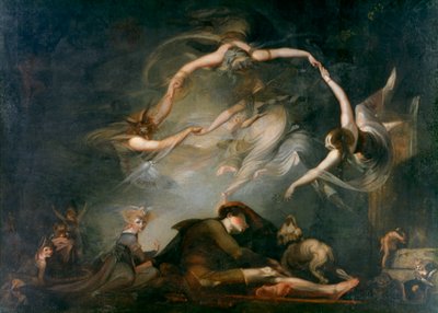 Shepherds Dream, fra Paradise Lost, 1793 av Johann Heinrich Füssli