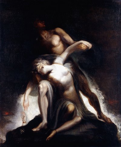 Synet om syndfloden, av Johann Heinrich Füssli