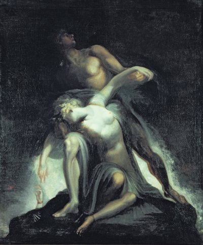 Vision of the Deluge, fra "Paradise Lost" av John Milton (1608-74) av Johann Heinrich Füssli