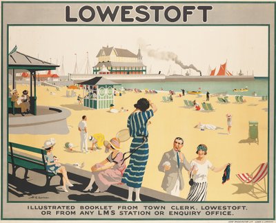 Plakatreklame Lowestoft av Henry George Gawthorn